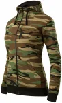 Hanorac de camuflaj pentru femei, camuflaj maro