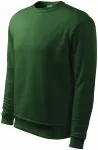 Hanorac pentru bărbați / copii peste cap, fără glugă, sticla verde Hanorac pentru bărbați / copii peste cap, fără glugă, sticla verde