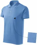 Polo elegant pentru bărbați, cer albastru