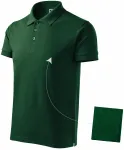 Polo elegant pentru bărbați, sticla verde