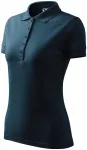 Polo elegant pentru femei, albastru inchis