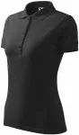 Polo elegant pentru femei, marmură antracit