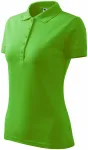 Polo elegant pentru femei, măr verde