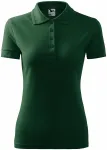 Polo elegant pentru femei, sticla verde