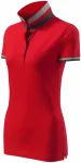 Polo pentru femei cu guler ridicat, formula red