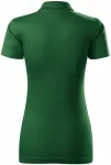 Polo tricou slim pentru femei, sticla verde