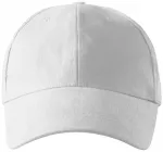 Șapcă de baseball cu 6 panouri, alb