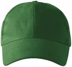 Șapcă de baseball cu 6 panouri, sticla verde