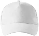 Șapcă de baseball din 5 piesei, alb