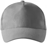 Șapcă de baseball din 5 piesei, argintiu deschis