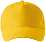 Șapcă de baseball din 5 piesei, galben