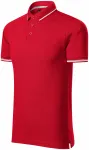 Tricou bărbătesc cu detalii contrastante, formula red