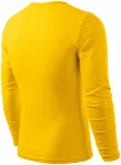 Tricou bărbătesc cu mânecă lungă, galben