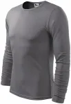 Tricou bărbătesc cu mânecă lungă, gri de oțel