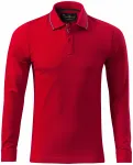 Tricou bărbătesc cu mâneci lungi contrastante, formula red