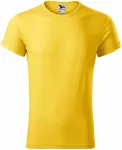 Tricou bărbătesc cu mâneci rulate, marmură galbenă