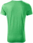 Tricou bărbătesc cu mâneci rulate, marmură verde