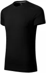Tricou bărbătesc decorat, negru
