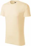 Tricou bărbătesc, din bumbac organic texturat, migdale Tricou bărbătesc, din bumbac organic texturat, migdale