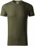 Tricou bărbătesc, din bumbac organic texturat, military