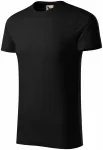 Tricou bărbătesc, din bumbac organic texturat, negru