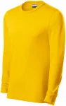 Tricou bărbătesc durabil cu mânecă lungă, galben