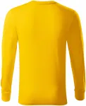 Tricou bărbătesc durabil cu mânecă lungă, galben