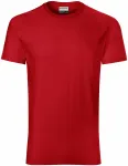 Tricou bărbătesc durabil mai greu, roșu