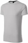 Tricou bărbătesc exclusiv, gri argintiu
