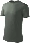 Tricou clasic pentru bărbați, ardezie întunecată