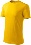 Tricou clasic pentru bărbați, galben