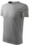 Tricou clasic pentru bărbați, marmură gri închis