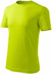 Tricou clasic pentru bărbați, verde lime