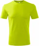 Tricou clasic pentru bărbați, verde lime