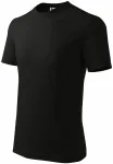 Tricou clasic pentru copii, negru