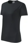 Tricou clasic pentru femei, abanos cenușiu Tricou clasic pentru femei, abanos cenușiu