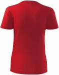 Tricou clasic pentru femei, roșu