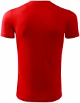 Tricou cu decolteu asimetric, roșu