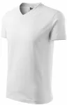 Tricou cu mâneci scurte, greutate medie, alb