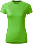 Tricou dama pentru sport, măr verde