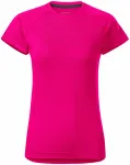 Tricou dama pentru sport, roz neon