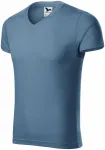 Tricou de bărbați strâns, denim
