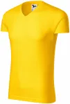 Tricou de bărbați strâns, galben
