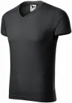 Tricou de bărbați strâns, abanos cenușiu