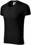 Tricou de bărbați strâns, negru