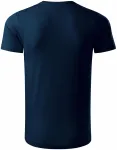 Tricou de bumbac organic pentru bărbați, albastru inchis