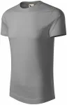 Tricou de bumbac organic pentru bărbați, argintiu deschis