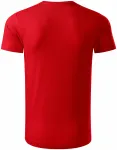Tricou de bumbac organic pentru bărbați, roșu