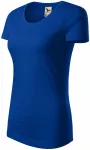 Tricou de bumbac organic pentru femei, albastru regal