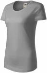 Tricou de bumbac organic pentru femei, argintiu deschis Tricou de bumbac organic pentru femei, argintiu deschis